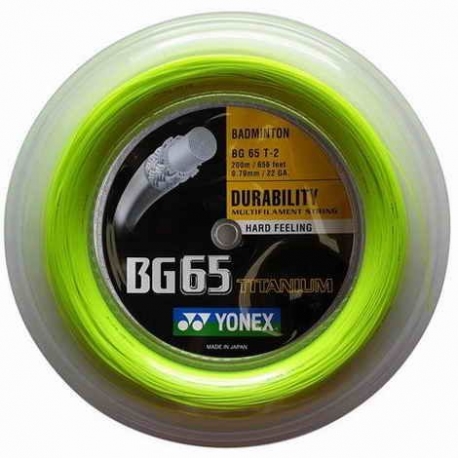 Yonex BG 65 Titanium Gul 200m